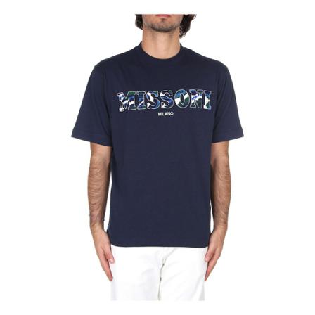 Missoni T-Shirts Blå, Herre