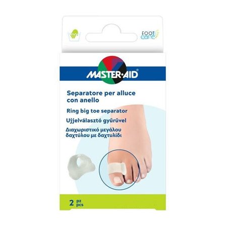 Mater-Aid Footcare Separatore Per Alluce Con Anello Small 2 Pezzi