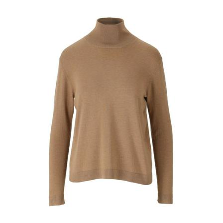 Max Mara Weekend Stickat beige, Dam Polotröjor, Dam, Storlek: M