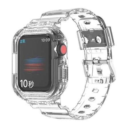 Apple Watch Series 8 (41mm) skyddande klockarmband med fodral - Transparent