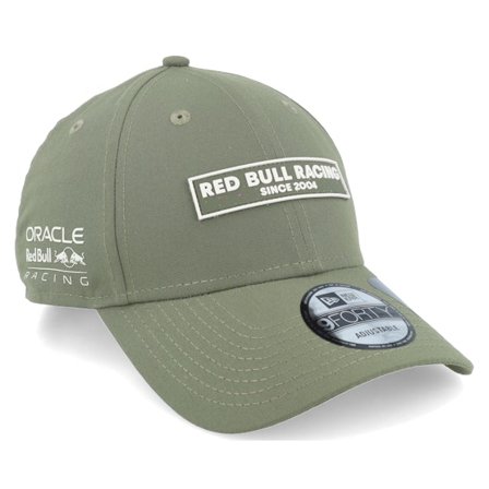 New Era - Verde adjustable Gorra - Red Bull F1 Repreve Wordmark 9FORTY New Olive Adjustable @ Hatstore