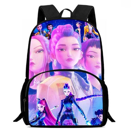 K-Pop Demon Hunter Rygsæk Skuldertaske Madkasse Penalhus Skolerygsæk-FF- TDKH002