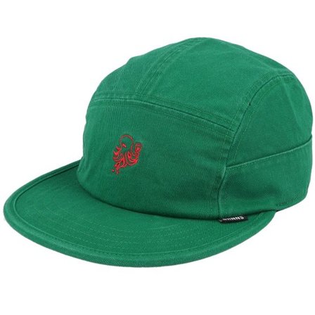 Djinns - Grön 5panel Keps - Soft Fc Washed Twill Green 5-Panel @ Hatstore