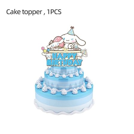 Cinnamoroll Syntymäpäiväkakun Koristeet Juhlatarvikkeet Syntymäpäiväkoristeet