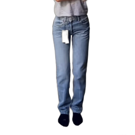 Zara Mid Rise Straight Jeans