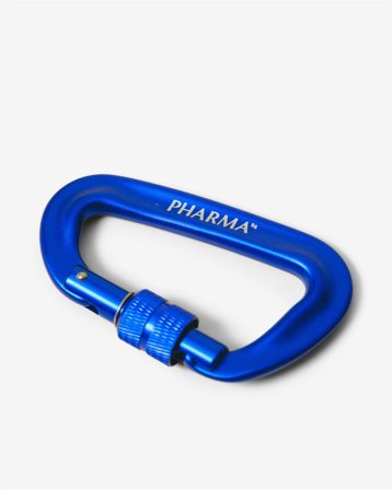 Pharma - Carabiner Hook - Blue