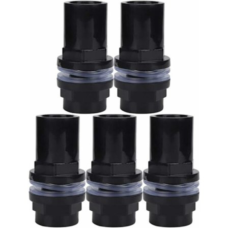 Triumph Akvarium Vannrør Koblingssett PVC Kobling Rett Rør Kobling Fiske Tank Tilbehør (25mm) 5stk