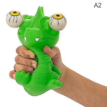 Squishy Stress Relief Leksak, Rolig Klämleksak med Utpoppande Ögon, Anti-Stress Fidget Leksak för Vuxna och Barn