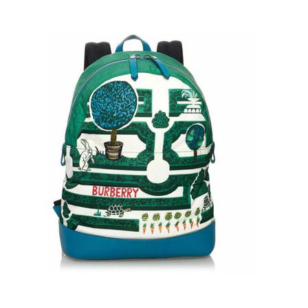 Burberry Vintage Pre-owned Backpacks Grøn, Dame Vintage Tasker, Størrelse: ONE Size