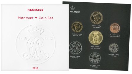 Danmark 2016 - Møntsæt