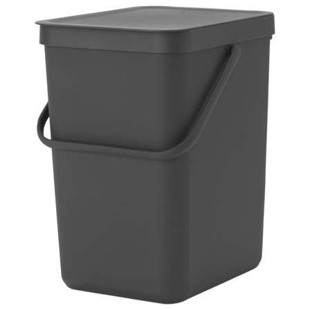 Brabantia Sort & Go avfallsbøtte 25 liter, mørkegrå