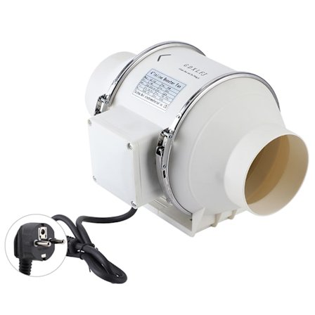 Tehokas Inline-kanavapuhallin Ilmanpoisto Kylpyhuoneen Keittiön Ilmanvaihtojärjestelmä 40W