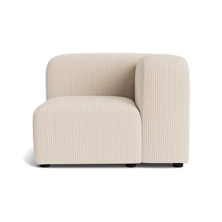 Milo hjørnemodul, højrevendt - Lincoln Beige - 100x100x72 - Sofa