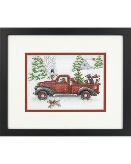 Stickpackung Bild Weihnachtslieferung