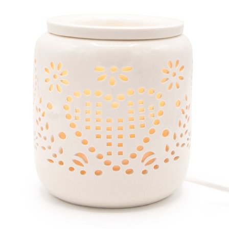 Sähköinen keraaminen tuoksulamppu – sydänkuvio, turvallinen ja tyylikäs