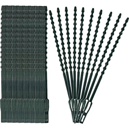 Justerbara Växtbindare Flexibla Plastvridband Trädgårdskabel Ti