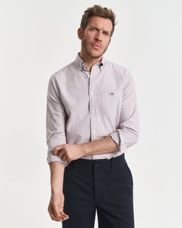 GANT Herren Regular Fit Banker Stripe Classic Oxford-Hemd (4XL)