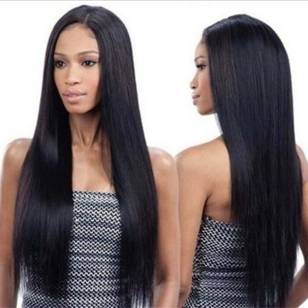 Ekte hårparykk, bølget parykk, steamer parykk egnet