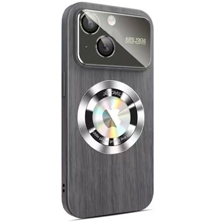 Trätexturerat Magsafe Trådlöst Laddningsskal kompatibelt med iPhone 13