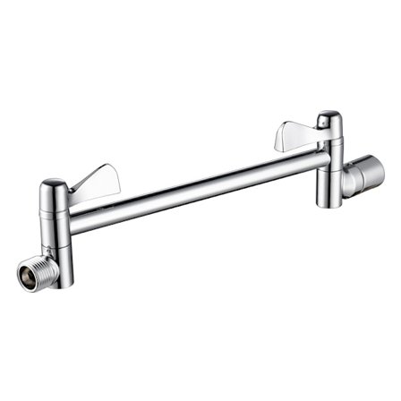 Kobber brusehoved forlænger badeværelse forbindelsesstang bruserarm justerbar