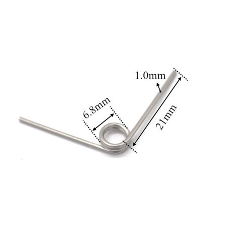 304 Rustfritt stål Fiskestang Drop Wheel Trommelhjul Fjær til