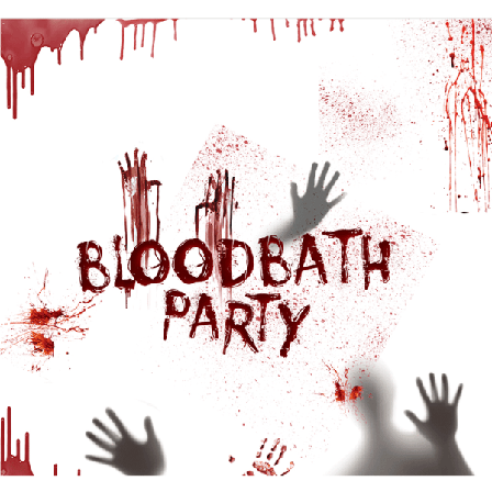 Halloween 3d-väggklistermärke Cosplay Kostym Party Dekor Rekvisita