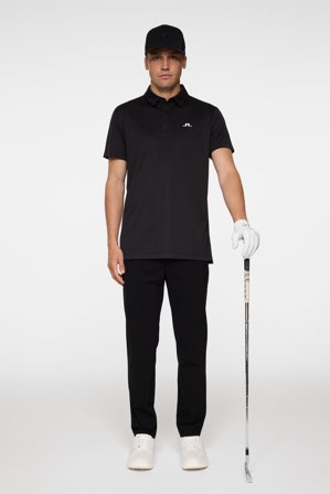 J.Lindeberg - Peat Polo - Golf - Black - Men - S