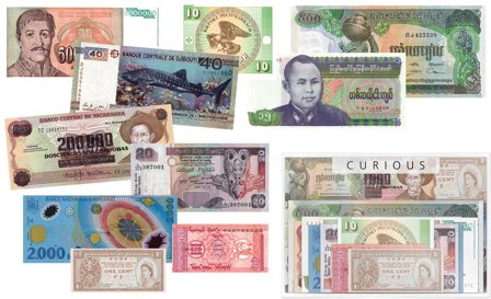 De mest kuriøse pengesedler fra 10 lande - 10 pengesedler - Ucikuleret
