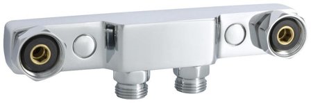 Trio Perfekta 8352218 Vægbeslag 160cc/40cc, til synlige rør, Badeværelse