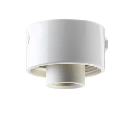 Ifö Electric 55721-000-10 Sockel rak, vit, IP54 E27, Belysning