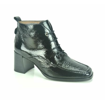Hispanitas, Lace Botje Zwart, Dames, Maat:40 EU