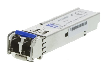 Deltaco SFP-C0004 - SFP (mini-GBIC) transceivermodul - GigE - 1000Base-LX - LC-enkeltmodus - opp til 10 km - 1310 nm - for Cisco 38XX; ASA 55XX;