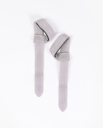 MM Sports Lifting Straps Suede, Smoked Grey