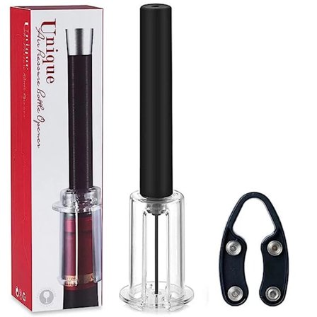 Air Pump Wine Bottle Opener Safe Portable Aluminum Alloy Pin Cork Remover Air Pressure Corkscrew Kitchen Tools Bar Accessories