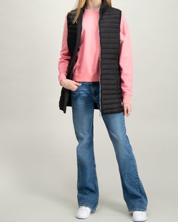 Colmar GIRL DOWN VEST Sort Veste Pige - Kids Brand Store