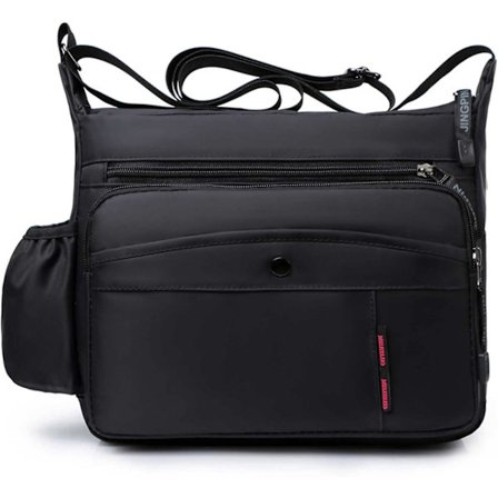 Ultralätt crossbodyväska, axelväska för män och kvinnor, crossbodyväskor för 10,5 tums surfplatta, crossbodyväska, arbetsväska, universitetsskola, 