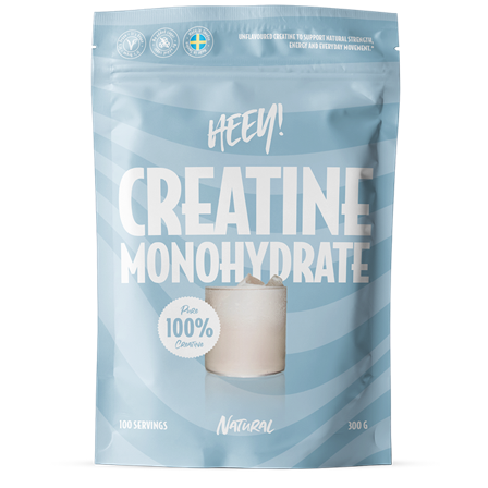 Heey! Creatine Monohydrate 100% Kreatin, Naturell 300 g