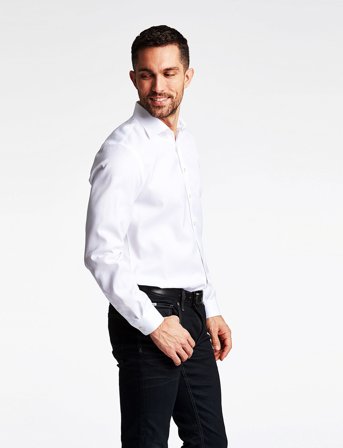Lindbergh Black Technical Concealer Shirt L/S - White - L