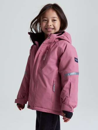 Polarn O. Pyret - Waterproof padded jacket SNOWY - 140 - Childrenswear - pink