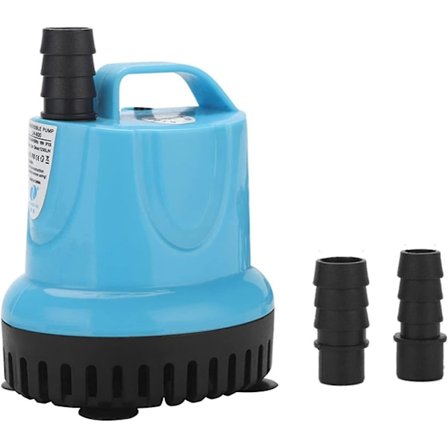 25w Nedsänkbar Vattenpump Tyst Botten Sugpump Med Torrkörningsskydd, Akvariepump För Damm Akvarium