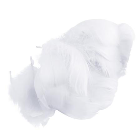 100 stk flerfarvet fjer til gennemsigtig bobo-ballon fyldt fødselsdag bryllup dekoration DIY blomsterarrangement