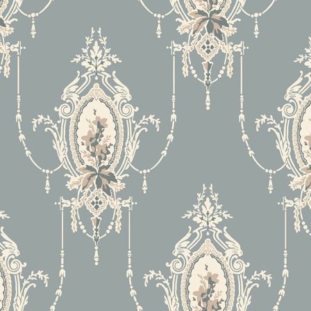 Duro Edsbyn 518-04P Tapetprov Gammelsvenska Klassiker 1850-1950, Blå, Färg & tapeter