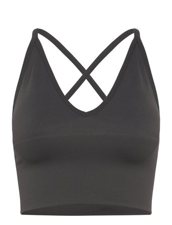 aim ́n Shape Seamless Cross Back Bralette - Grey - S