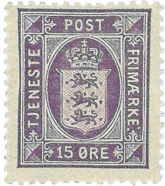 Danmark 1919 - Tjenestemærker AFA 16 - Postfrisk