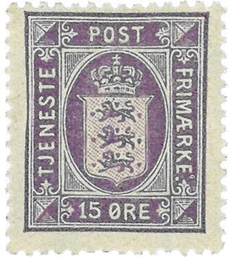 Danmark 1919 - Tjenestemærker AFA 16 - Postfrisk