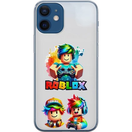 Kompatibelt Mobilskal till Apple Apple iPhone 12 Roblox Regnbågsspelare Design