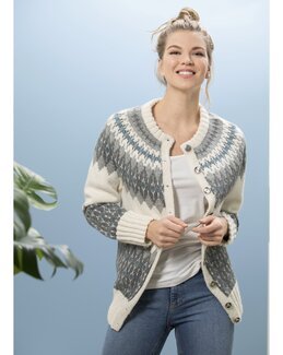 Strikkeoppskrift Kofte Stella - Dale Garn