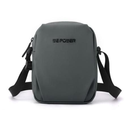 WEPOWER Mini Casual Crossbody Bag Lätt Enkelsidig Mobiltelefon Väska Grå
