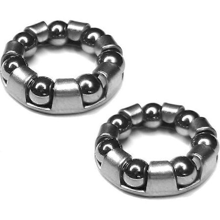 2X Kuulakehä takanapa 7 kuulaa 6,35MM