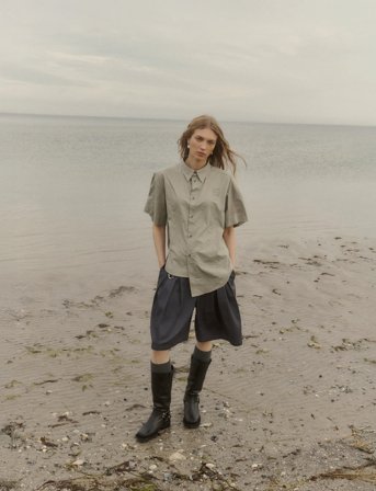 BECH Bech Pleated Shorts - Grey - XL